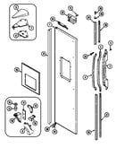 Freezer outer door