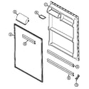 Magic Chef RB150ALV fresh food inner door diagram