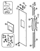 Freezer outer door