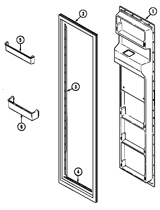 Freezer inner door