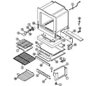 Maytag CRG9830CAB oven/base diagram