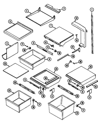 Shelves & accessories