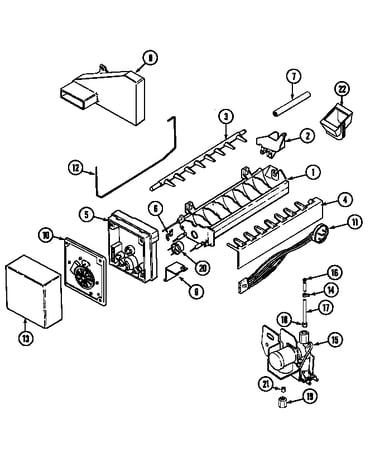 Optional ice maker kit (rae3100aax)