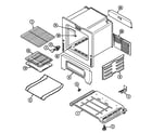 Maytag CRG7400CAW oven/base diagram