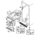 Jenn-Air JRT219B fresh food compartment diagram