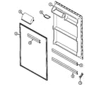 Magic Chef RB151AM fresh food inner door diagram