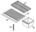 Maytag GT15A6A shelves & accessories diagram