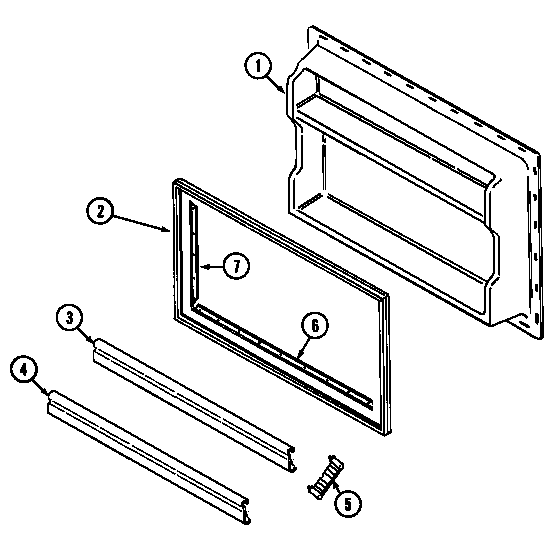 Freezer inner door