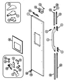 Freezer outer door