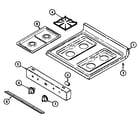 Maytag GM3211SXAW top assembly diagram