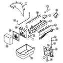Maytag GT19A4A optional ice maker kit (ice) diagram