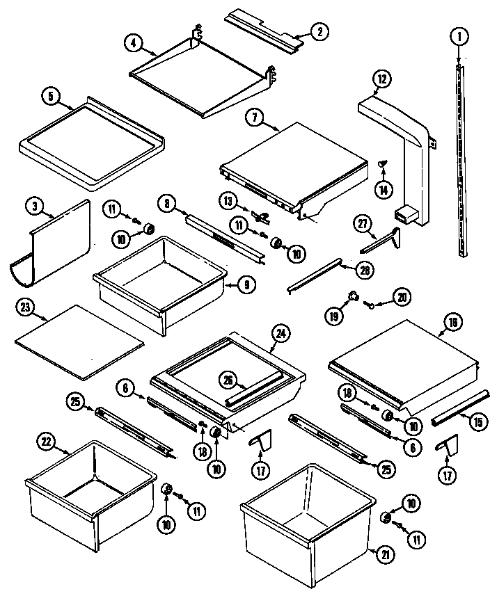 Shelves & accessories
