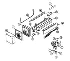 Maytag RSW2700EAE ice maker diagram