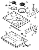 Top assembly (x8610ra) (x8610rv)