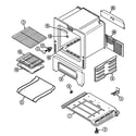 Maytag CRG7500CAL oven/base diagram