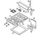 Magic Chef 1111WAW top assembly diagram