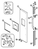 Freezer outer door