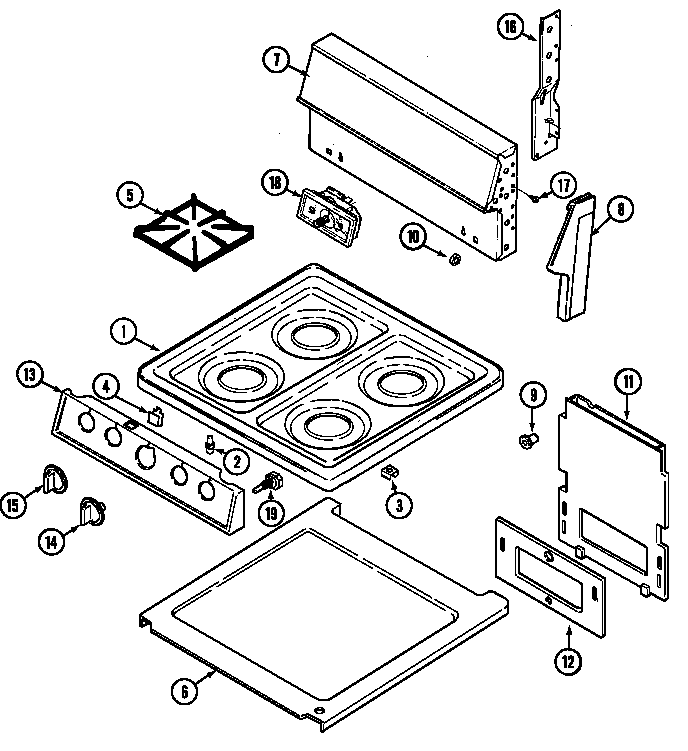 Top assembly