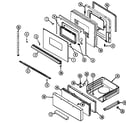 Maytag GM3267XUW door/drawer diagram