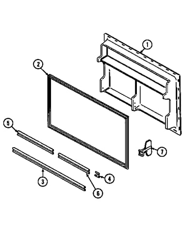 Freezer inner door