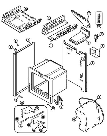 Body (crg7500cge) (crg7500cgw)