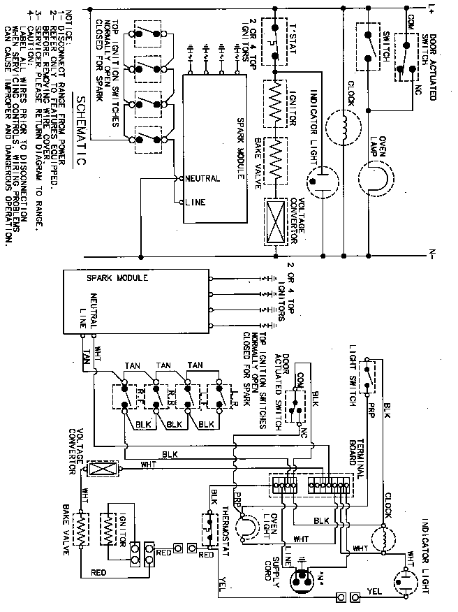 WIRING INFORMATION (CRG7500CGE) (CRG7500CGW)