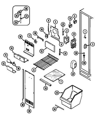 Freezer compartment