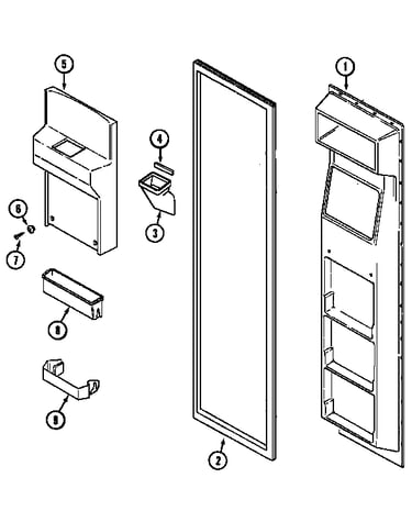 Freezer inner door