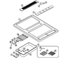 Maytag CSE9900ACE top assembly diagram