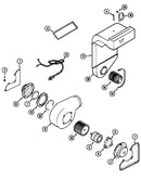Blower motor-plenum