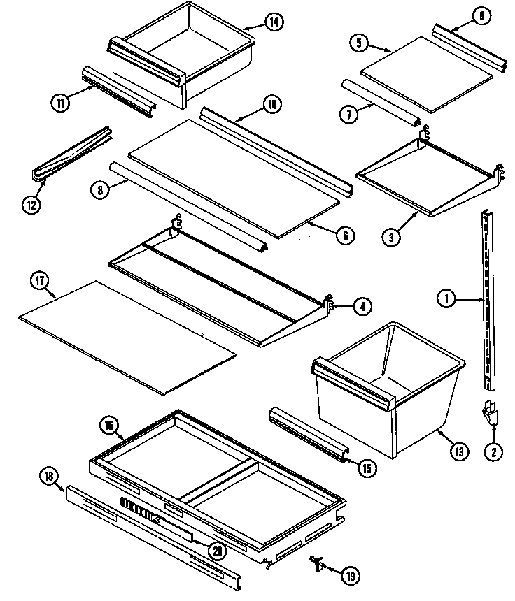 Shelves & accessories