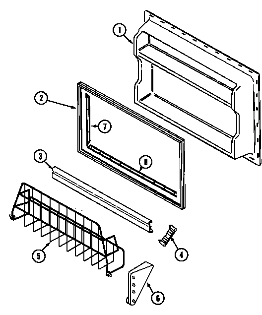 Freezer inner door