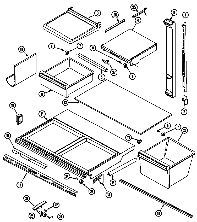 Shelves & accessories