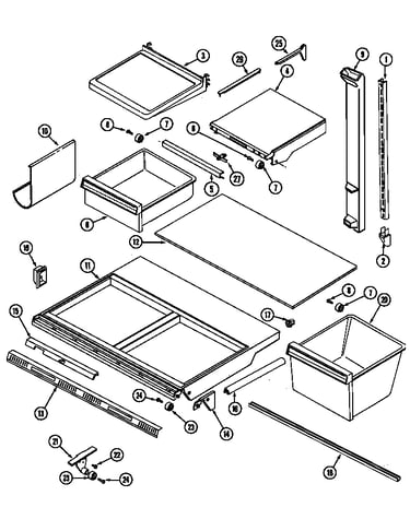 Shelves & accessories