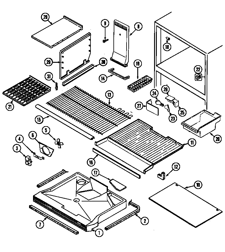 Freezer compartment