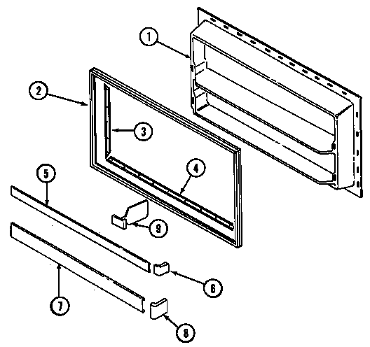 Freezer inner door
