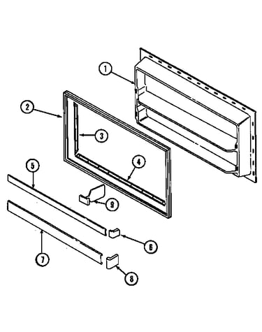 Freezer inner door