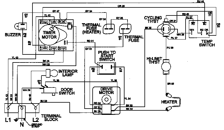 WIRING INFORMATION (LDE8416ACE) (LDE8416ACM)