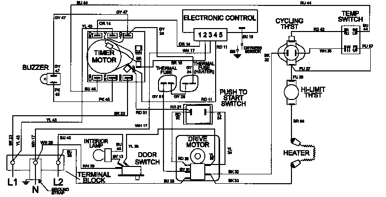 Wiring information (lde8616ace) (lde8616acm)