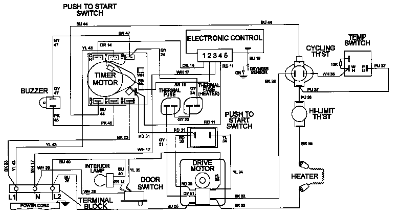 WIRING INFORMATION (LDE9606ADE) (LDE9606ADM)