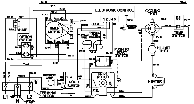 Wiring information (lde9806ace) (lde9806acm)