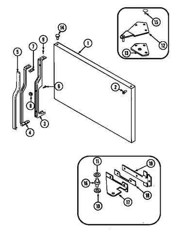 Freezer outer door