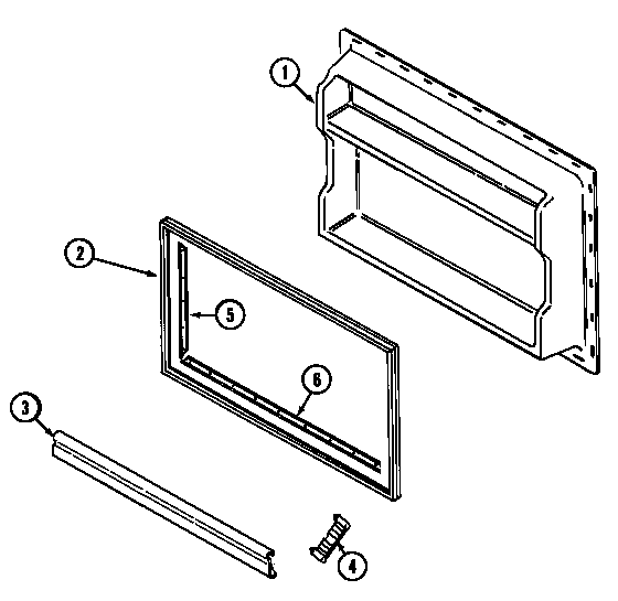Freezer inner door