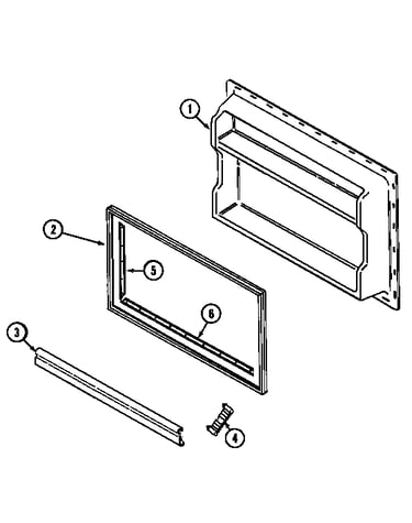 Freezer inner door
