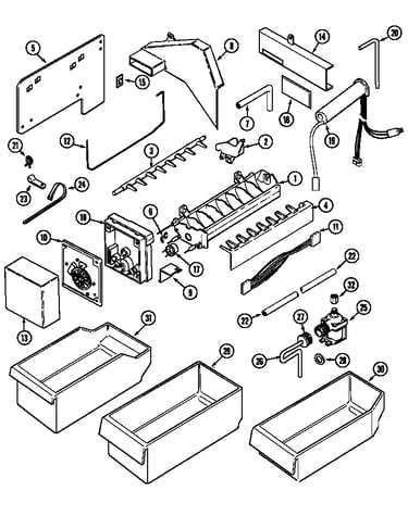 Ice maker kit (top mount)