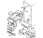 Maytag RTW2200DAE fresh food compartment diagram