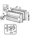 Freezer outer door