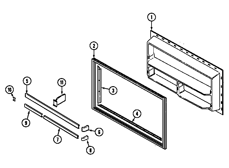 Freezer inner door
