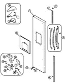 Freezer outer door