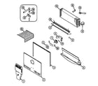 Magic Chef CTF1521ARW freezer compartment diagram